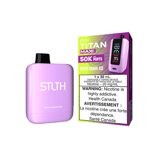 STLTH TITAN MAX - WHITE GRAPE ICE