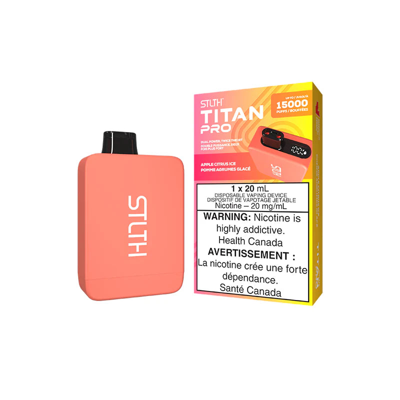 STLTH TITAN PRO DISPOSABLE - APPLE CITRUS ICE