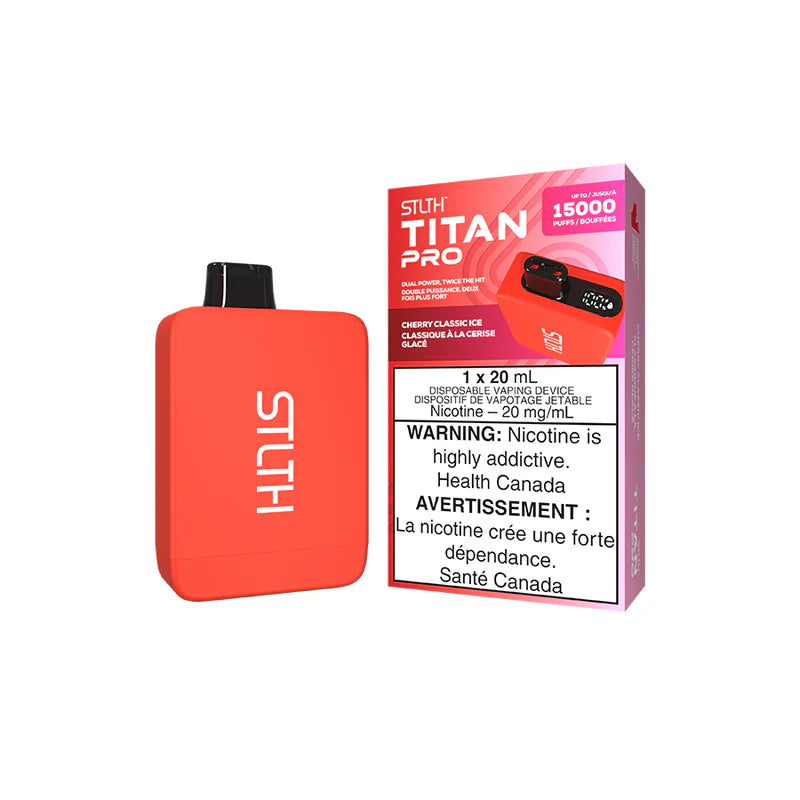 STLTH TITAN PRO DISPOSABLE - CHERRY CLASSIC ICE