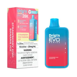 Drip'n by Envi EVO Series 28K Strawberry Kiwi Banana lce