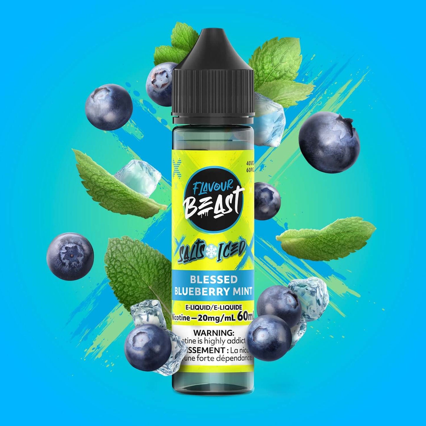 Flavour Beast- Blessed Blueberry Mint Iced E-Liquid product image at All Star Vape