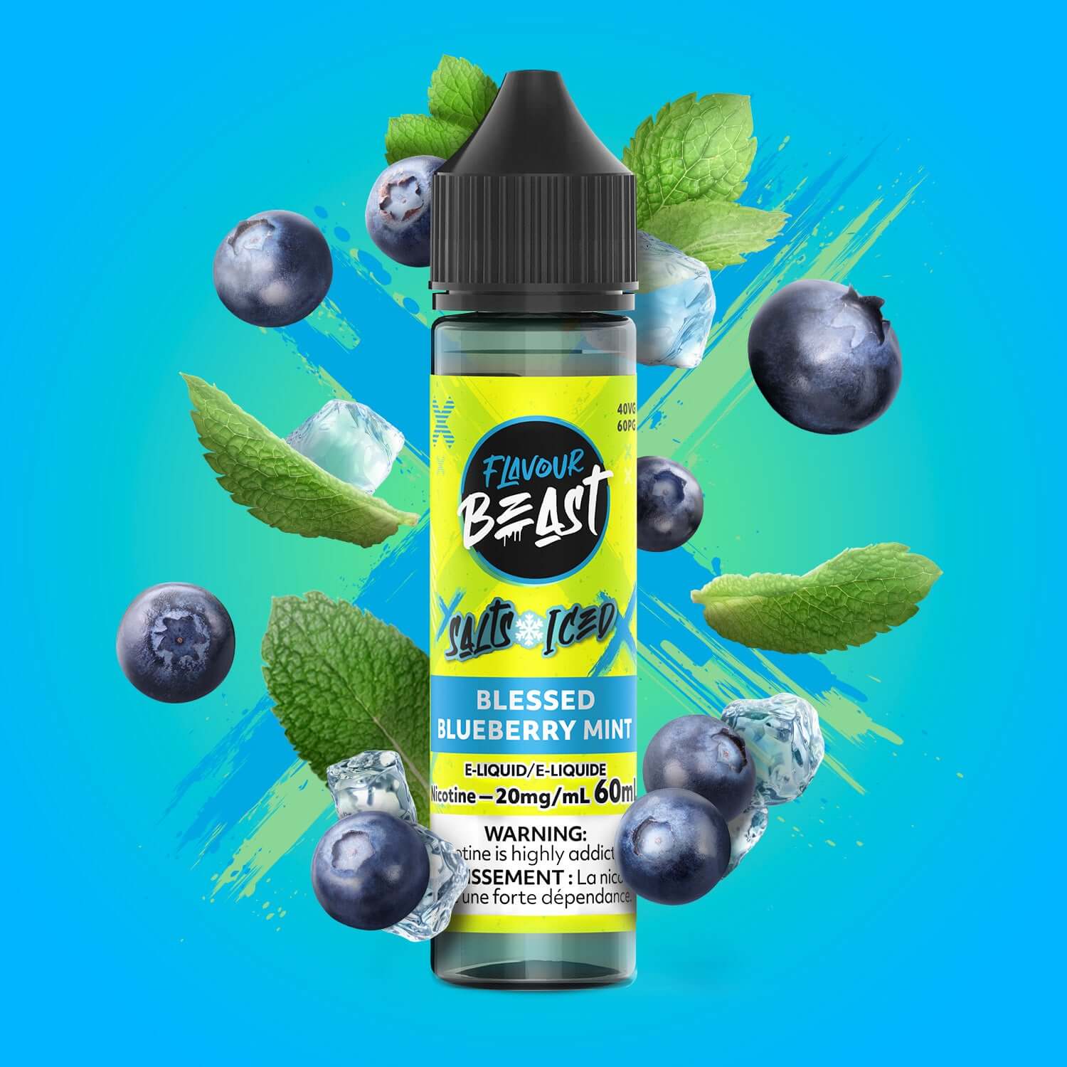 Flavour Beast- Blessed Blueberry Mint Iced E-Liquid product image at All Star Vape