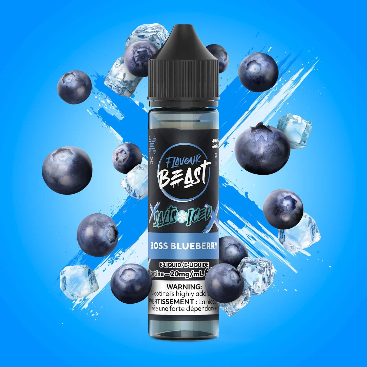 Flavour Beast- Boss Blueberry Iced E-Liquid product image at All Star Vape