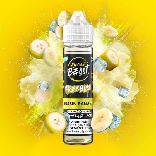Flavour Beast- Bussin Banana Iced E-Liquid product image at All Star Vape