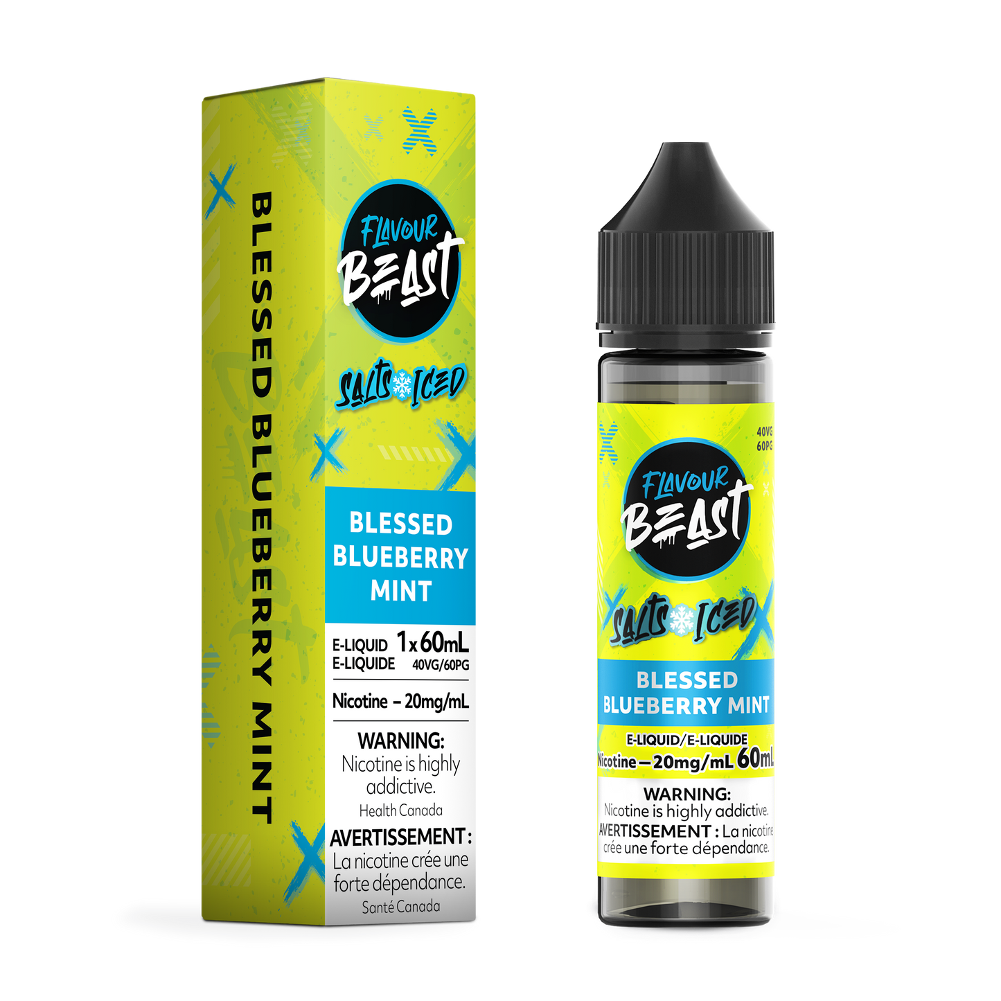 Flavour Beast E-Liquid Blessed Blueberry Mint 60mL product image at All Star Vape