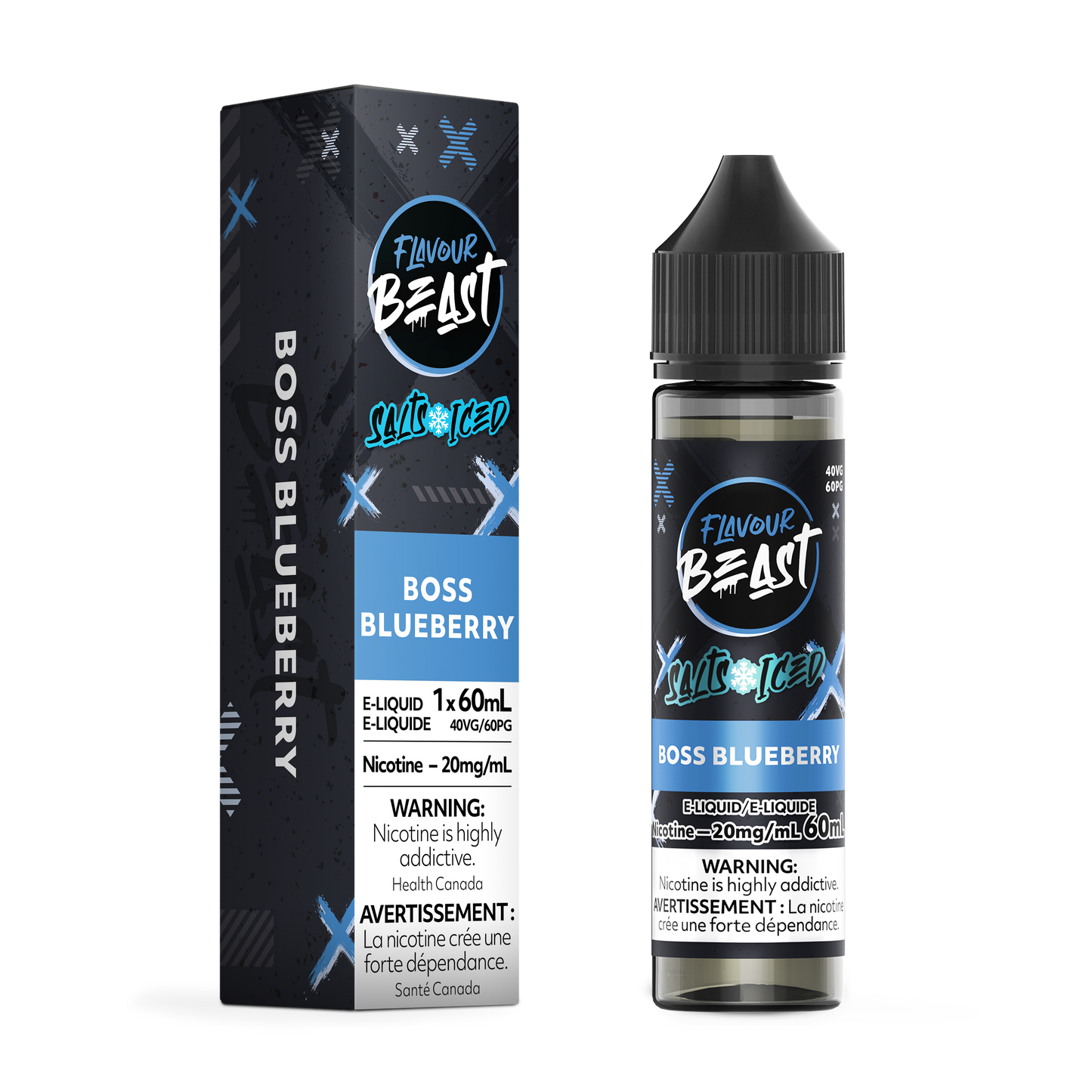 Flavour Beast E-Liquid Boss Blueberry 60mL product image at All Star Vape