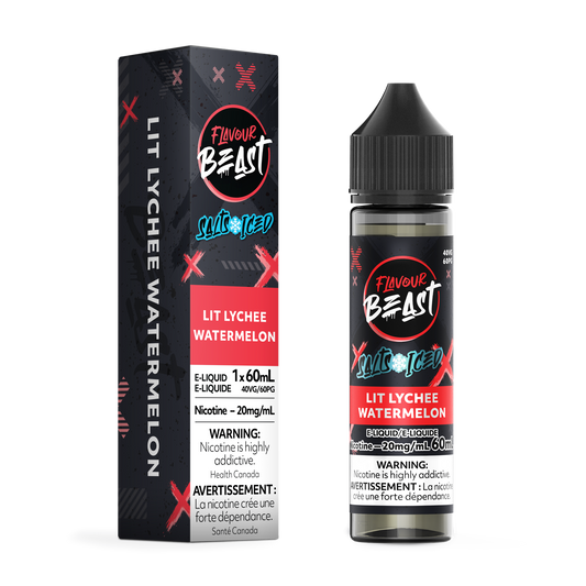 Flavour Beast E-Liquid Lit Lychee Watermelon 60mL product image at All Star Vape