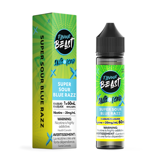 Flavour Beast E-Liquid Super Sour Blue Razz 60mL product image at All Star Vape