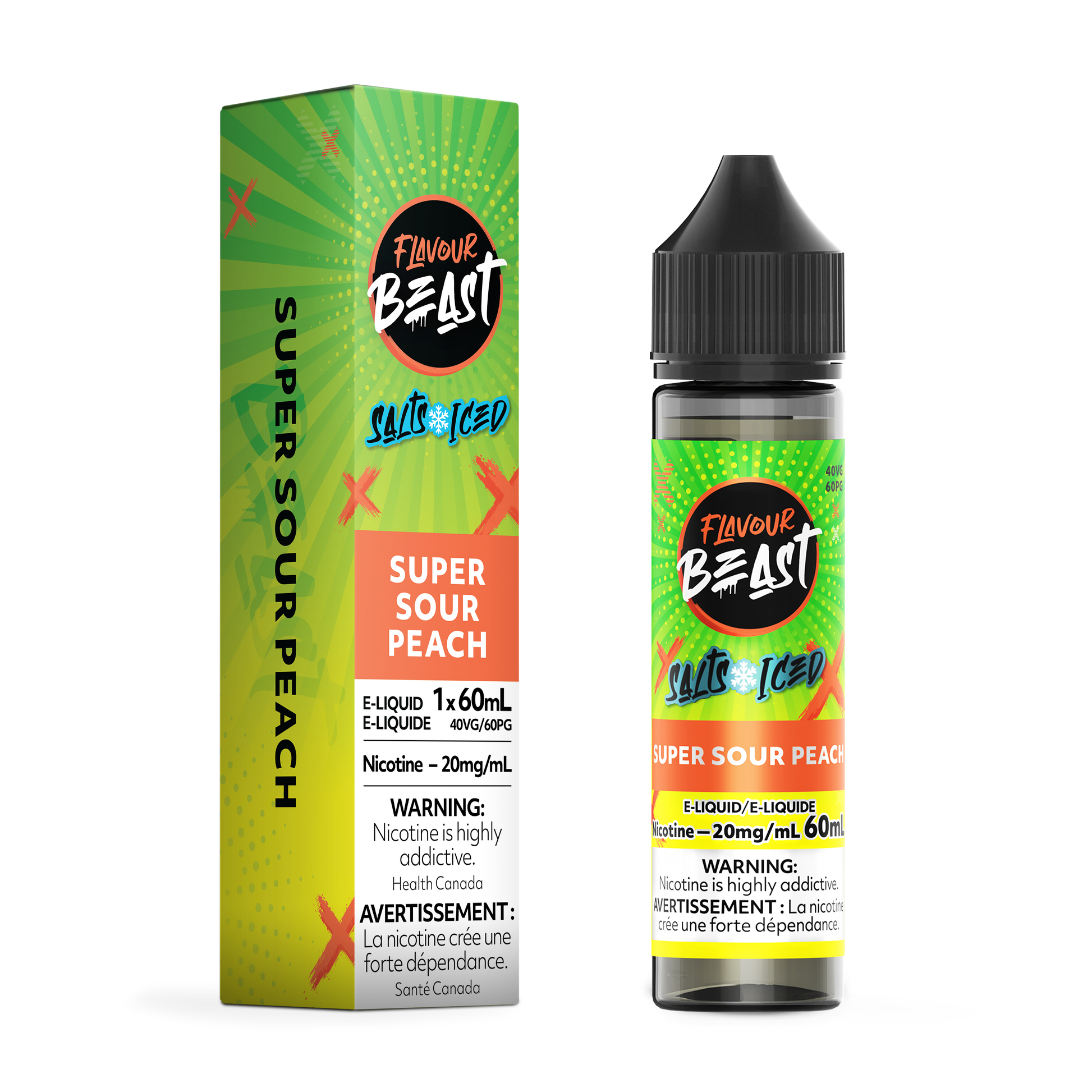 Flavour Beast E-Liquid Super Sour Peach 60mL product image at All Star Vape