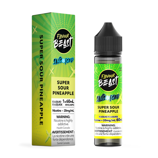 Flavour Beast E-Liquid Super Sour Pineapple 60mL product image at All Star Vape