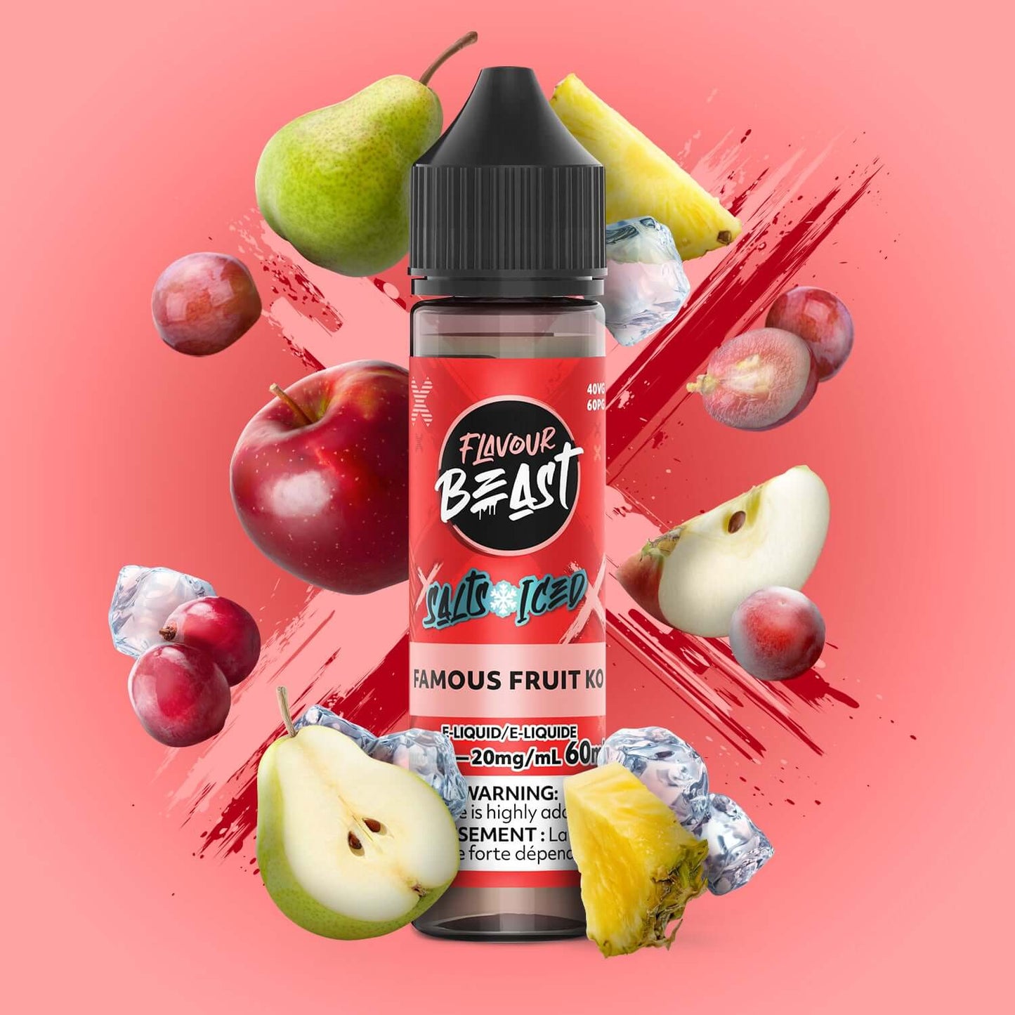 Flavour Beast- Famous Fruit KO Iced E-Liquid product image at All Star Vape
