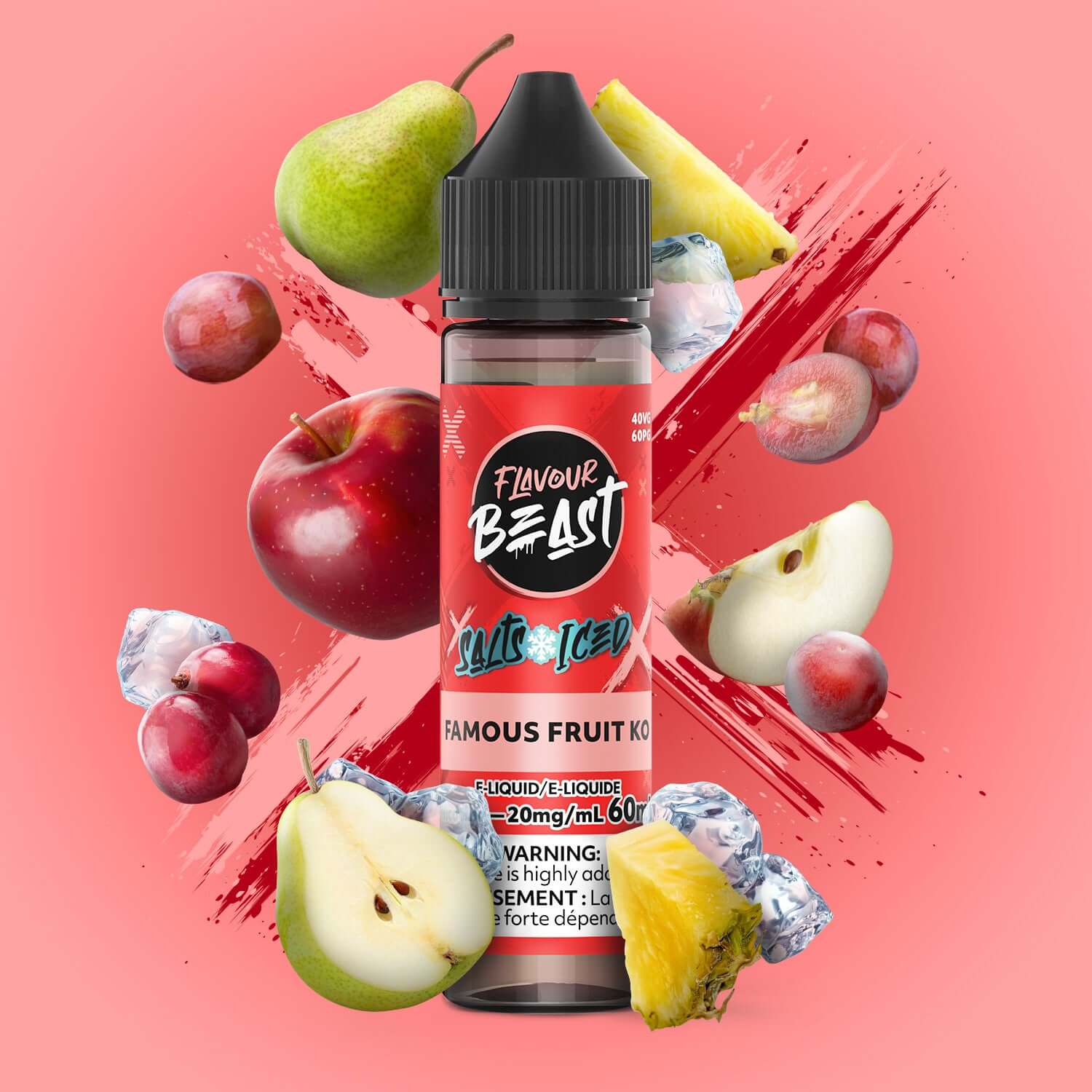 Flavour Beast- Famous Fruit KO Iced E-Liquid product image at All Star Vape