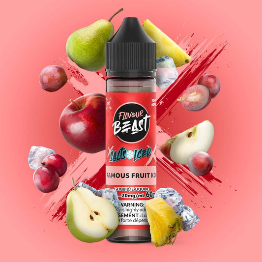 Flavour Beast- Famous Fruit KO Iced E-Liquid product image at All Star Vape