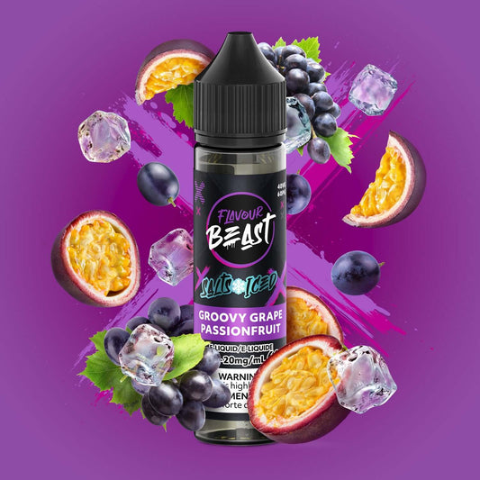 Flavour Beast- Groovy Grape Passionfruit Iced E-Liquid product image at All Star Vape