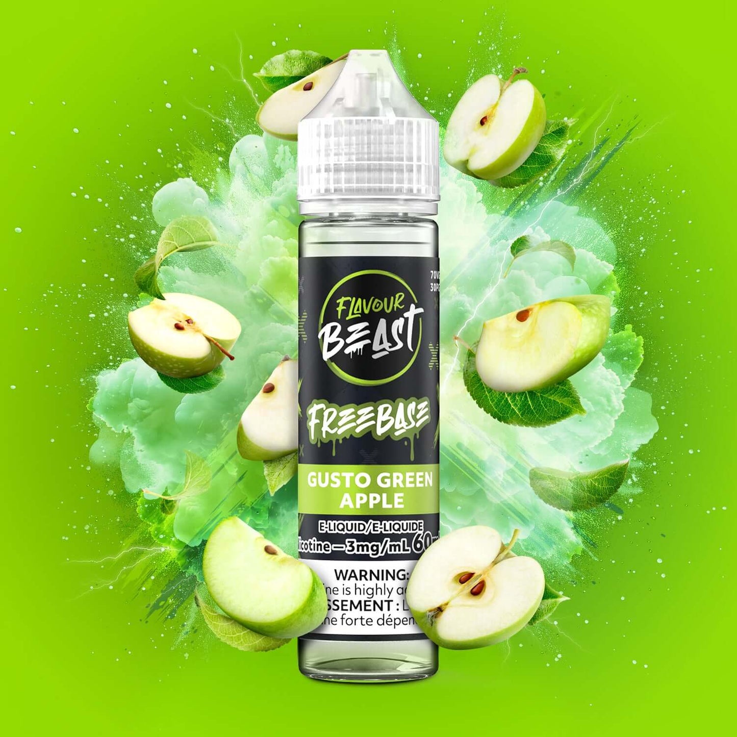 Flavour Beast- Gusto Green Apple E-Liquid product image at All Star Vape