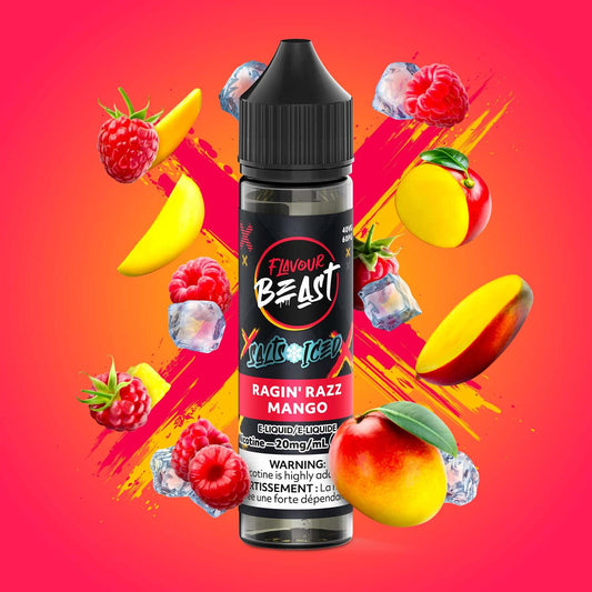 Flavour Beast- Ragin' Razz Mango Iced E-Liquid product image at All Star Vape