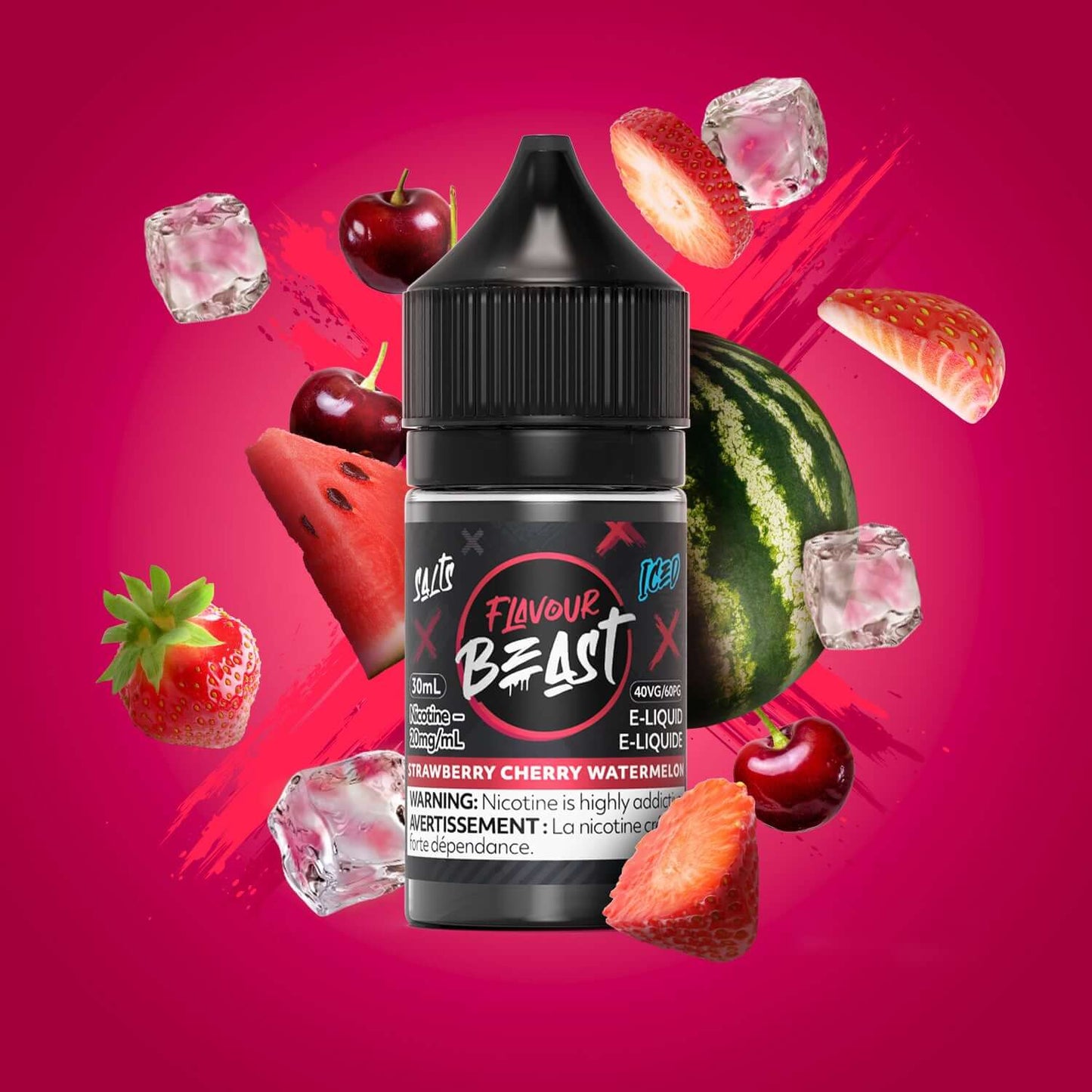 Flavour Beast- Strawberry Cherry Watermelon E-Liquid product image at All Star Vape