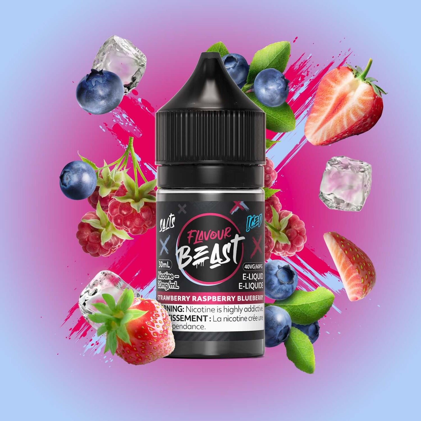 Flavour Beast- Strawberry Raspberry Blueberry E-Liquid product image at All Star Vape