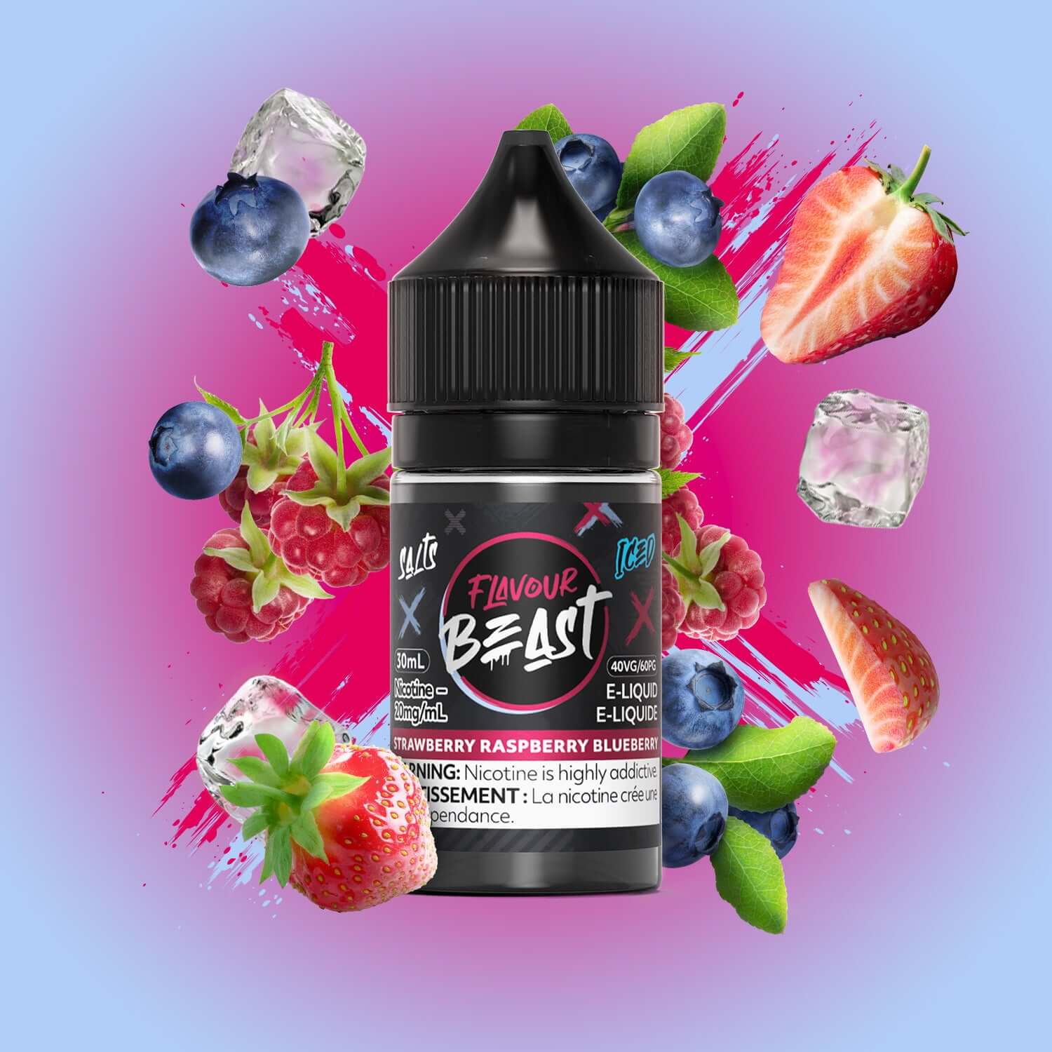 Flavour Beast- Strawberry Raspberry Blueberry E-Liquid product image at All Star Vape
