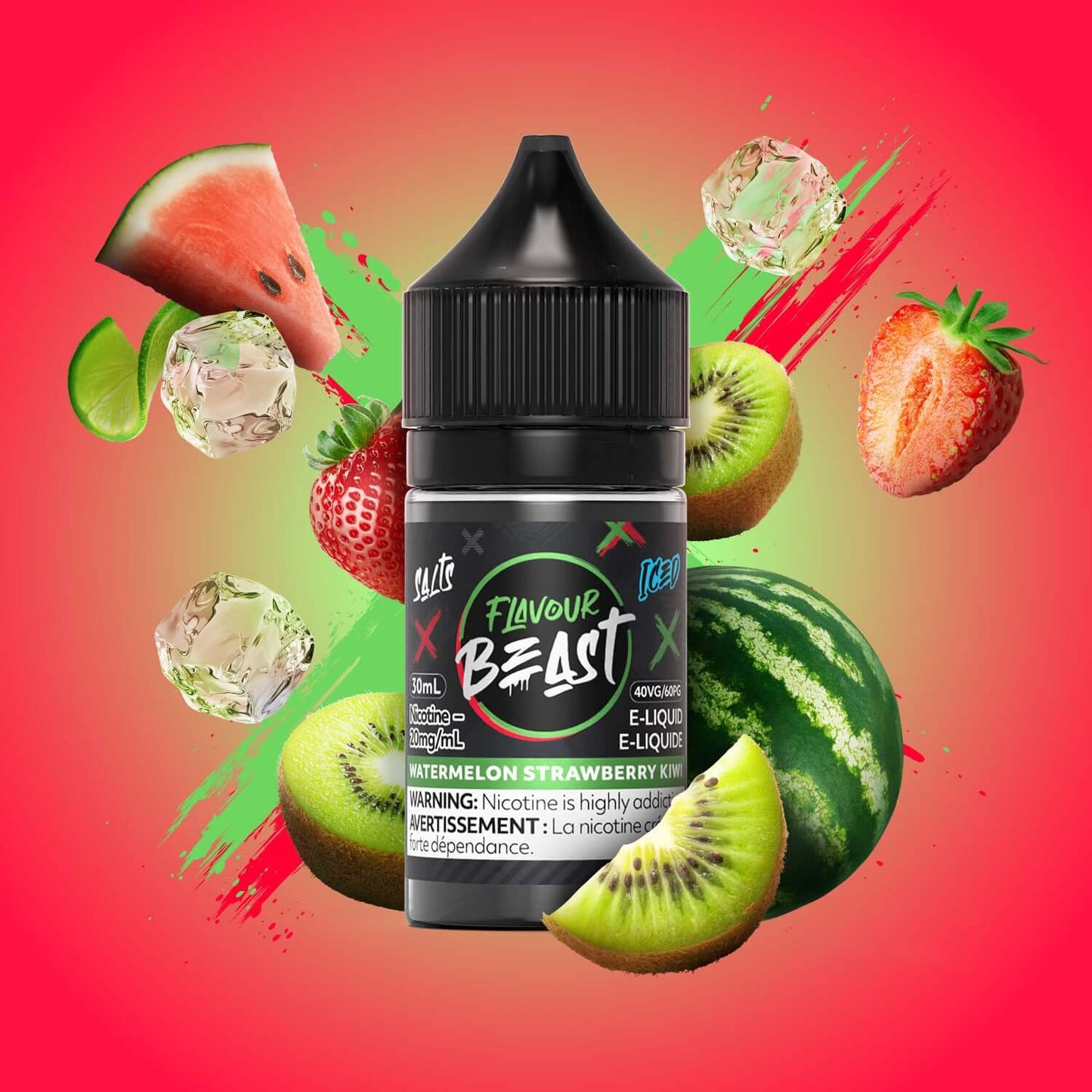 Flavour Beast- Watermelon Strawberry Kiwi E-Liquid product image at All Star Vape
