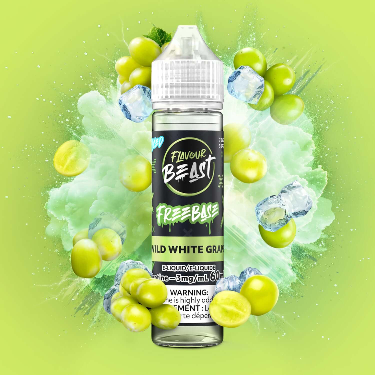 Flavour Beast- Wild White Grape Iced E-Liquid product image at All Star Vape