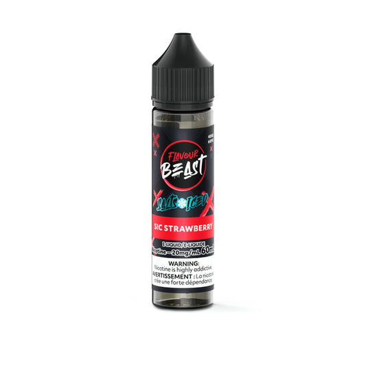 Flavour Beast E-Liquid - Sic Strawberry (ICED)