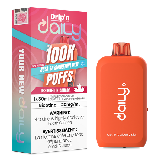 Drip'n Daily 100k Just Strawberry Kiwi