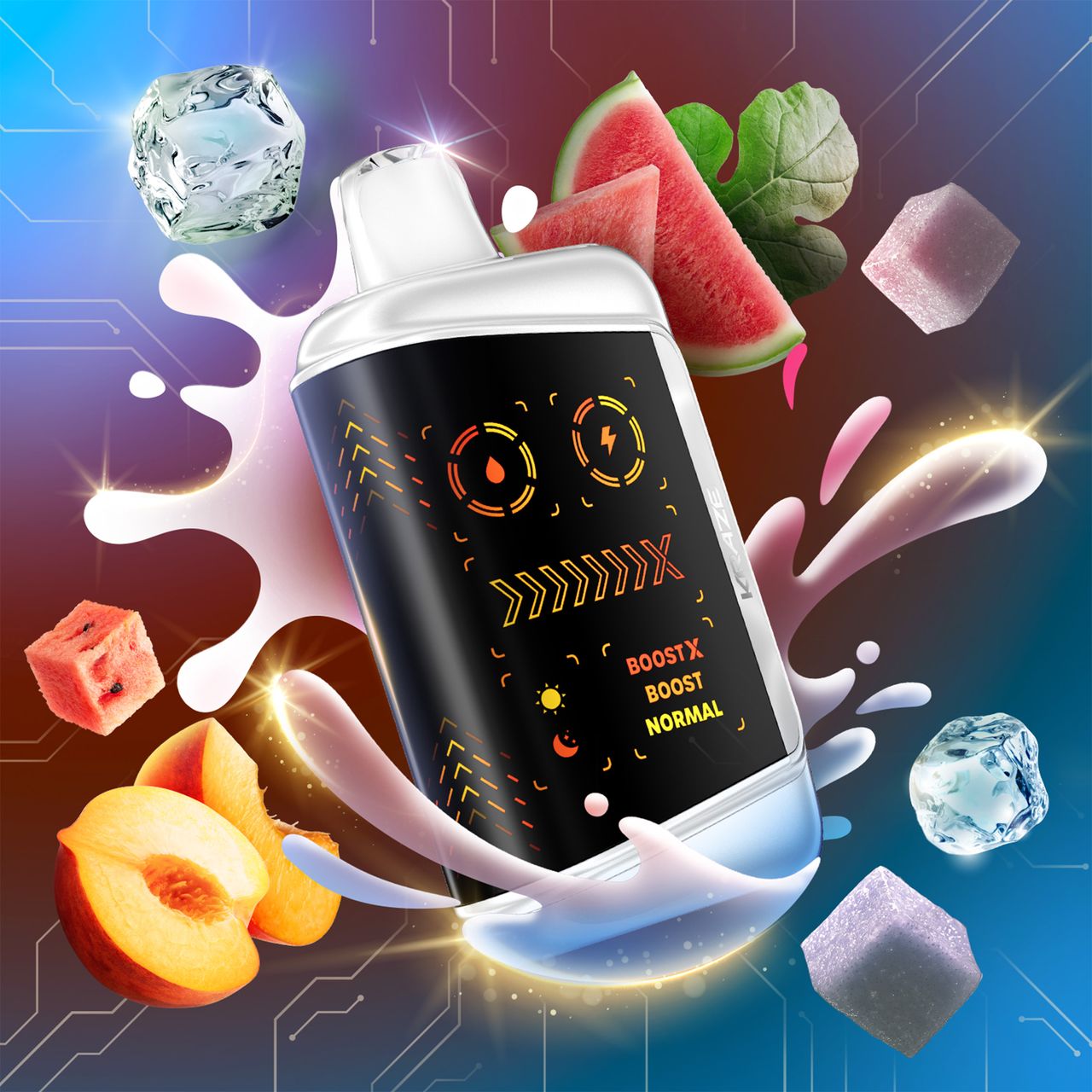 Kraze Mega X - White G.B