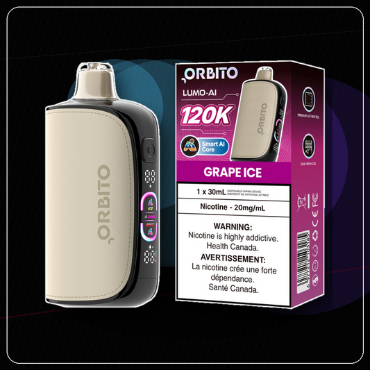 Orbito Lumo AI 120K - Grape Ice Vape product image at All Star Vape