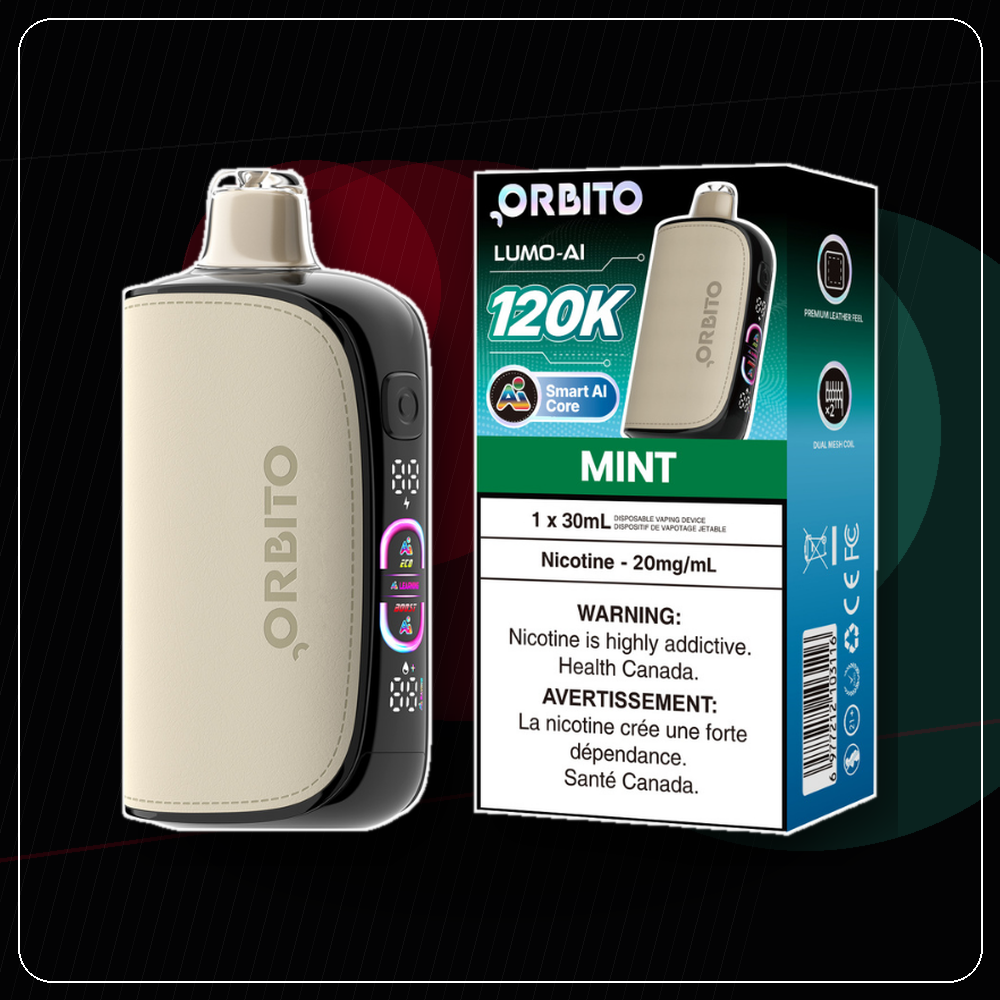 Orbito Lumo AI 120K - Mint Vape product image at All Star Vape