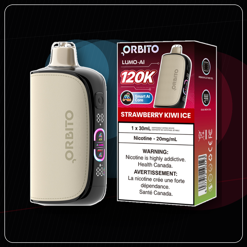 Orbito Lumo AI 120K - Strawberry Kiwi Ice Vape product image at All Star Vape