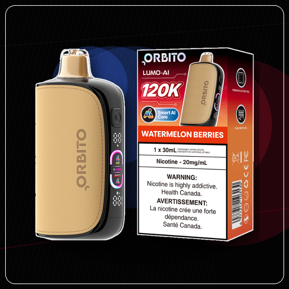 Orbito Lumo AI 120K - Watermelon Berries Vape product image at All Star Vape