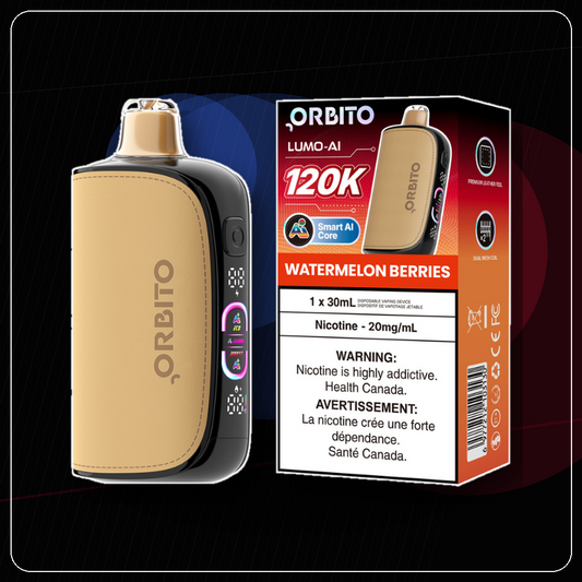 Orbito Lumo AI 120K - Watermelon Berries Vape product image at All Star Vape