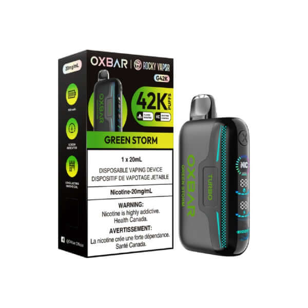 Oxbar G42K - Green Storm Disposable Vape