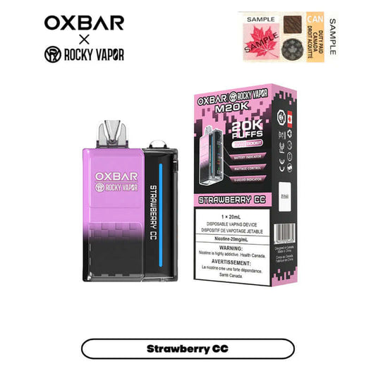 Oxbar M20K - Strawberry CC Disposable Vape
