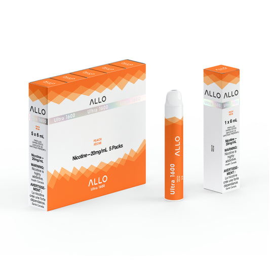 Allo Ultra 1600 Disposable - Peach