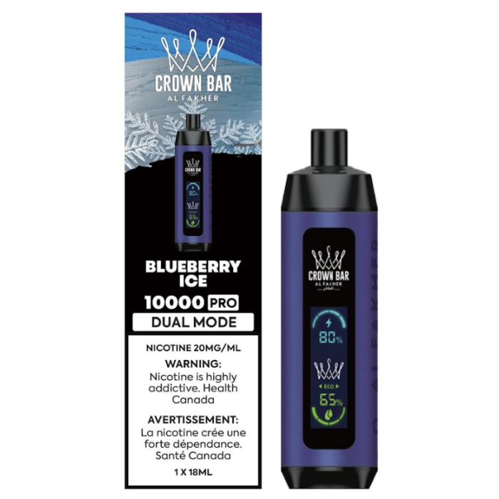 AL FAKHER Crown Bar 10K - Blueberry Ice