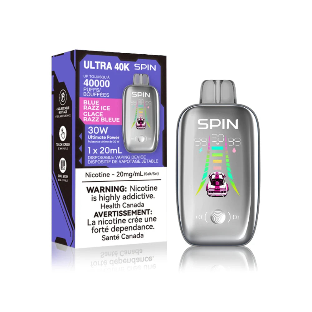 Spin Ultra 40K - Blue Razz Ice
