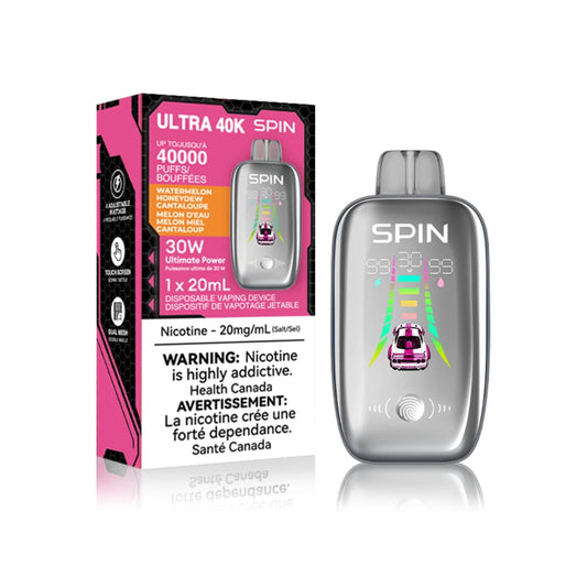 Spin Ultra 40K - Watermelon Honeydew Cantaloupe