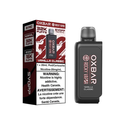 Svopp Rocky Vapor Oxbar - Vanilla Classic Closed Pod