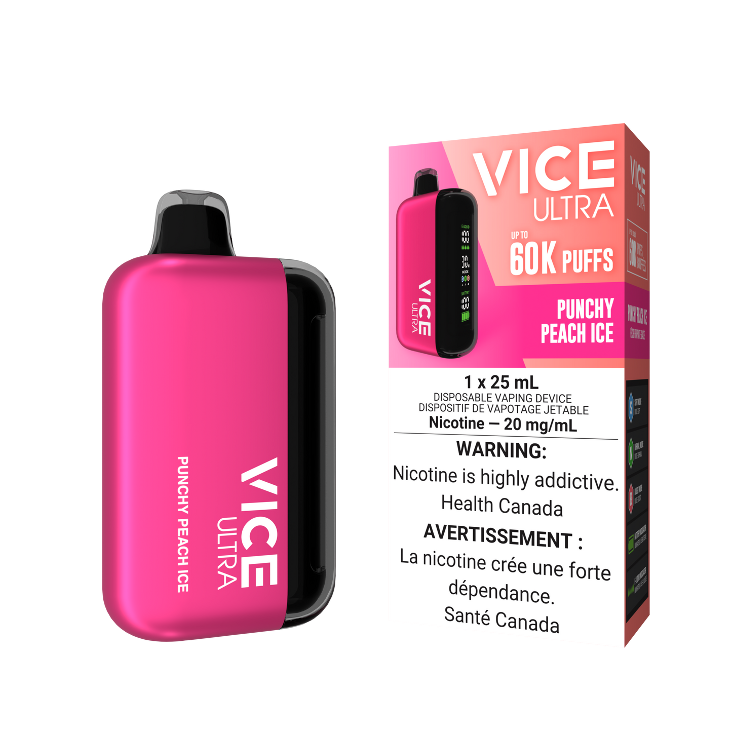 VICE ULTRA 60K - PUNCHY PEACH ICE